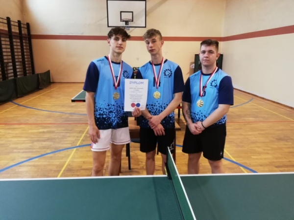 Drużynowe Mistrzostwa Powiatu Gnieźnieńskiego Szkół Ponadpodstawowych w tenisie stołowym